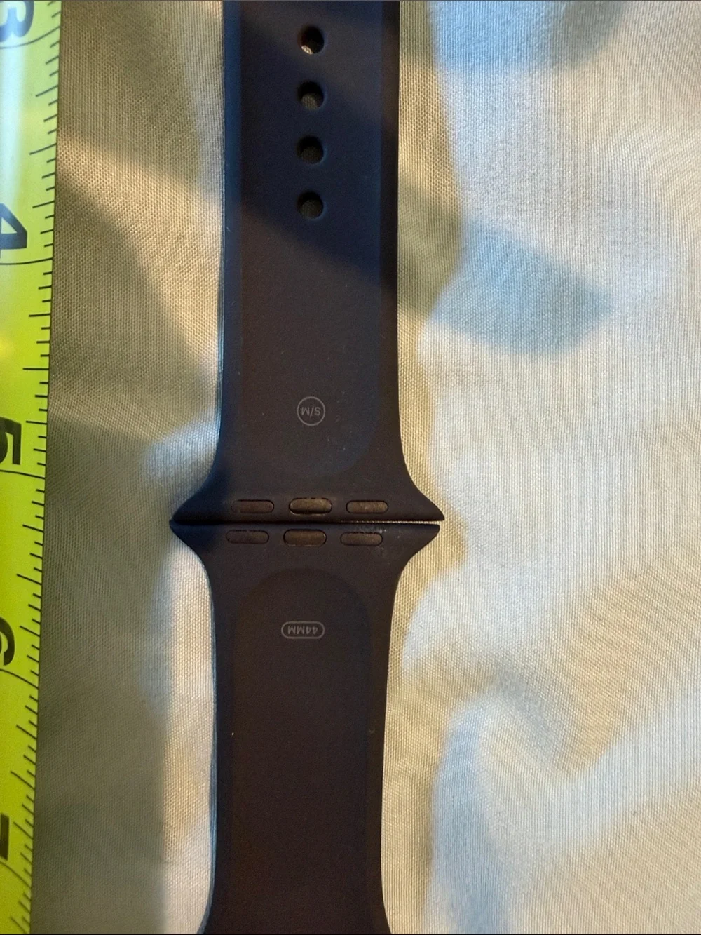 Apple Black Silicone Sport Band for Smartwatch